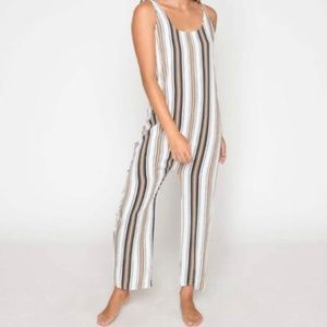 Seea Striped Jumpsuit NWOT